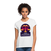 Thumbnail for Women's Glow Libra Relaxed Fit T-Shirt - white