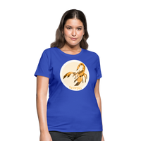 Thumbnail for Women's Mosaic Scorpio T-Shirt - royal blue