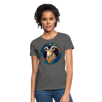 Thumbnail for Women's Mythical Capricorn T-Shirt - charcoal