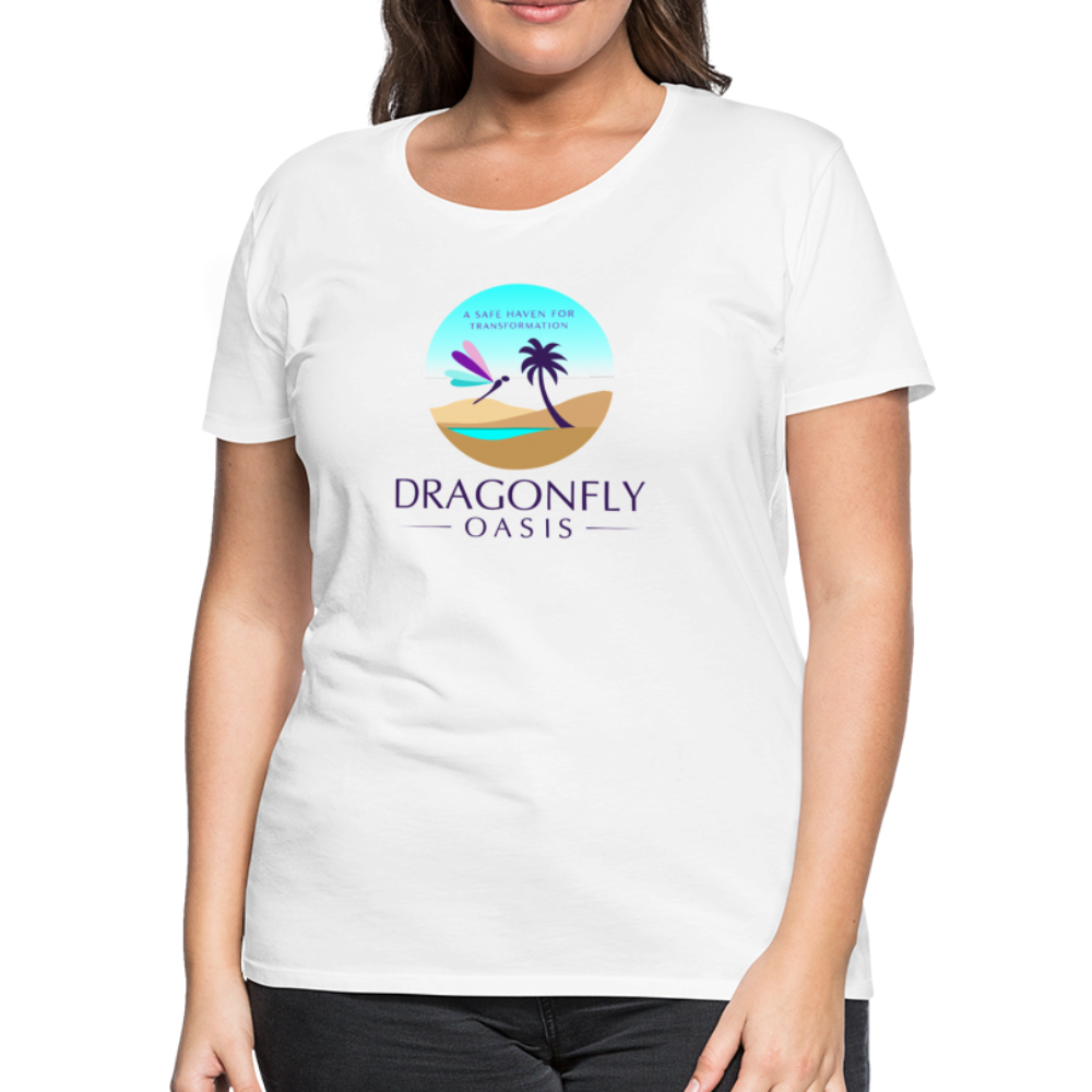 Women's Dragonfly Oasis V.1 Premium T-Shirt - white