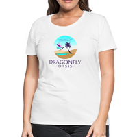 Thumbnail for Women's Dragonfly Oasis V.1 Premium T-Shirt - white