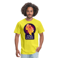 Thumbnail for Men's Glow Gemini Classic T-Shirt - yellow