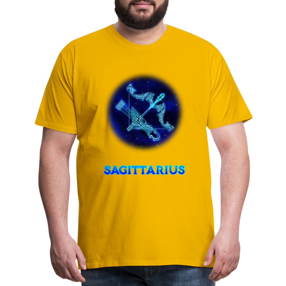 Men's Sagittarius Premium T-Shirt - sun yellow