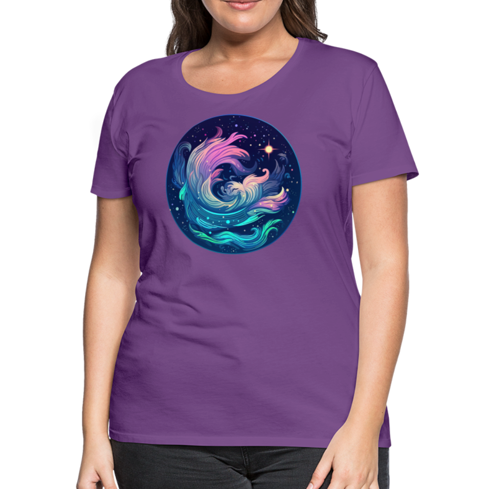 Women’s Magic Aquarius Premium T-Shirt - purple