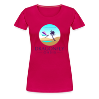 Thumbnail for Women's Dragonfly Oasis V.1 Premium T-Shirt - dark pink