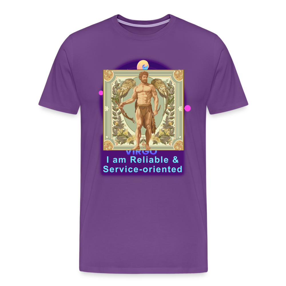 Men's Mythical Virgo Premium T-Shirt - purple