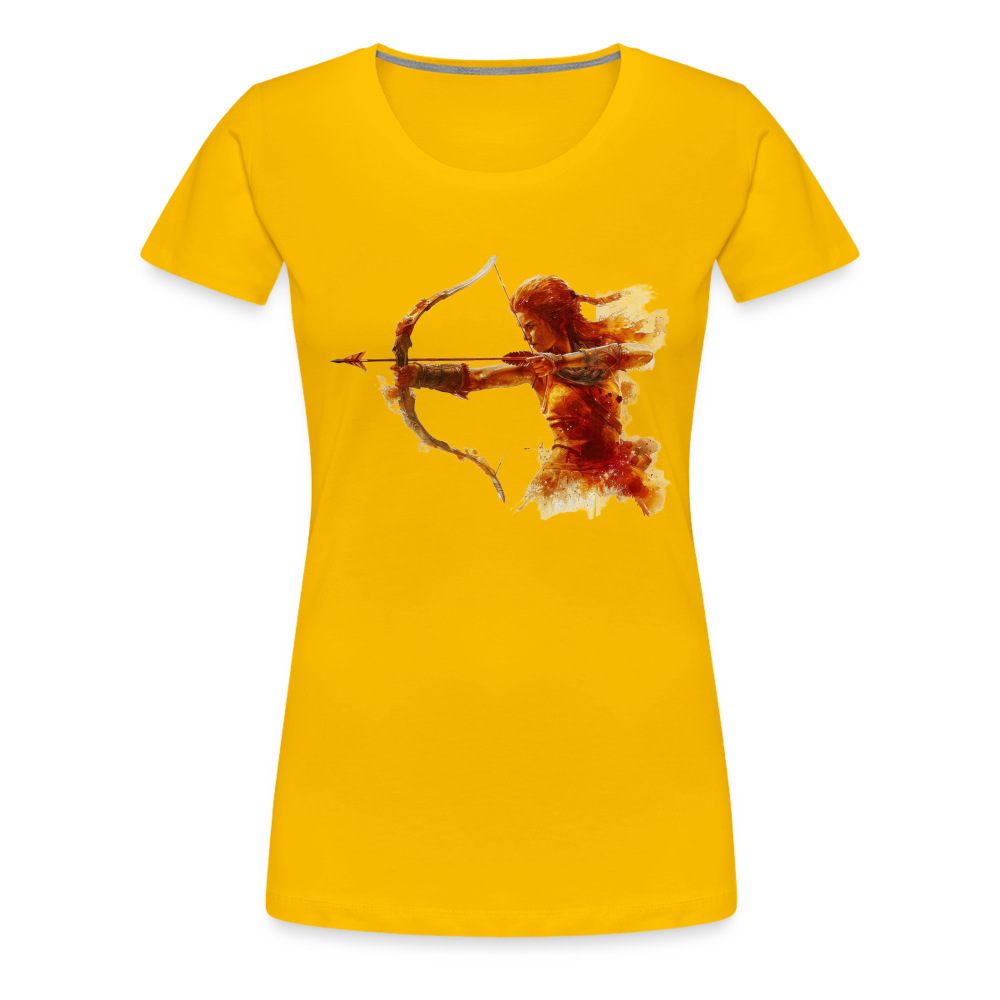 Women’s Mythical Sagittarius Premium T-Shirt - sun yellow