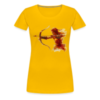 Thumbnail for Women’s Mythical Sagittarius Premium T-Shirt - sun yellow