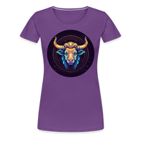 Thumbnail for Women’s Magic Taurus Premium T-Shirt - purple