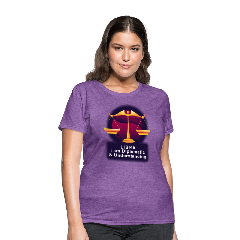 Women's Glow Libra T-Shirt - purple heather