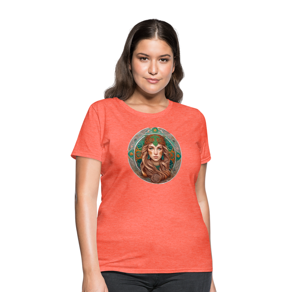 Women's Mythical Virgo T-Shirt - heather coral