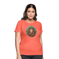 Thumbnail for Women's Mythical Virgo T-Shirt - heather coral