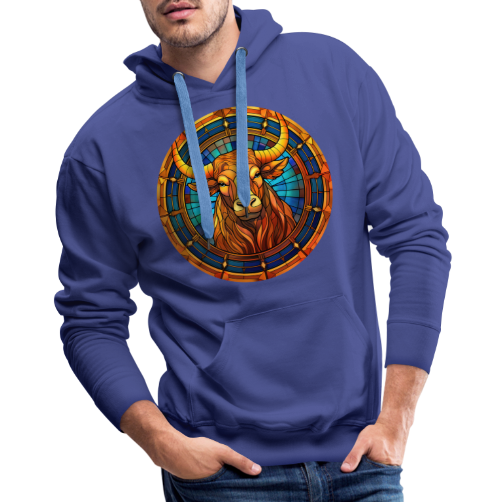 Men’s Mosaic Taurus Premium Hoodie - royal blue