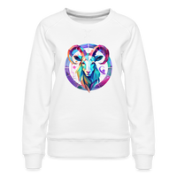 Thumbnail for Women’s Mythical Aries Premium Sweatshirt - white