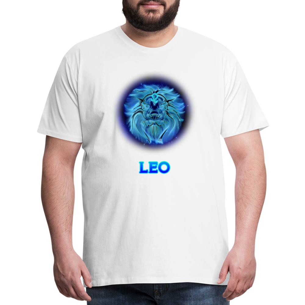 Men's Leo Premium T-Shirt - white