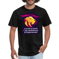 Thumbnail for Men's Glow Capricorn Classic T-Shirt - black