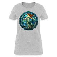 Thumbnail for Women's Mosaic Aquarius T-Shirt - heather gray