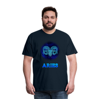 Thumbnail for Men's Aries Premium T-Shirt - deep navy