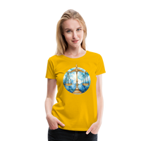 Thumbnail for Women’sMythical Libra Premium T-Shirt - sun yellow