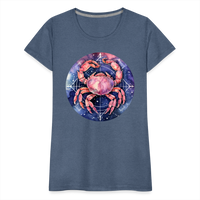 Thumbnail for Women’s Mythical Cancer Premium T-Shirt - heather blue