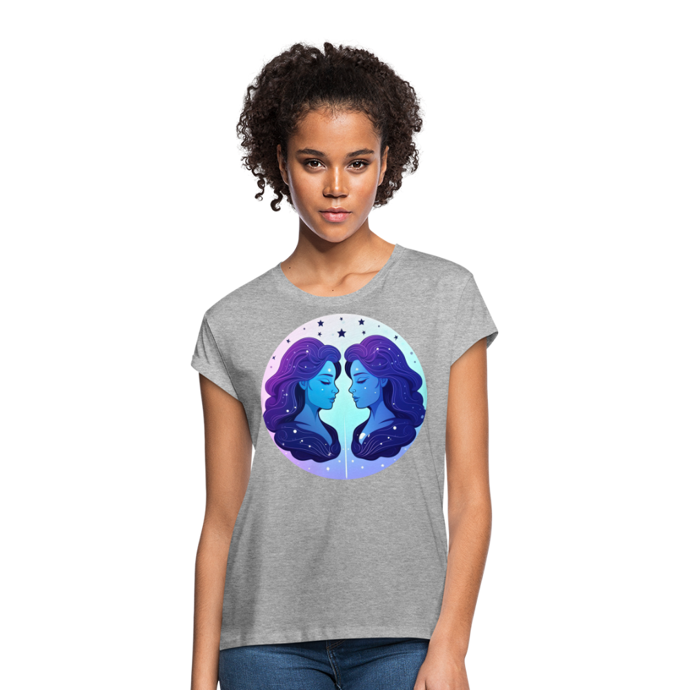 Women's Magic Gemini Relaxed Fit T-Shirt - heather gray