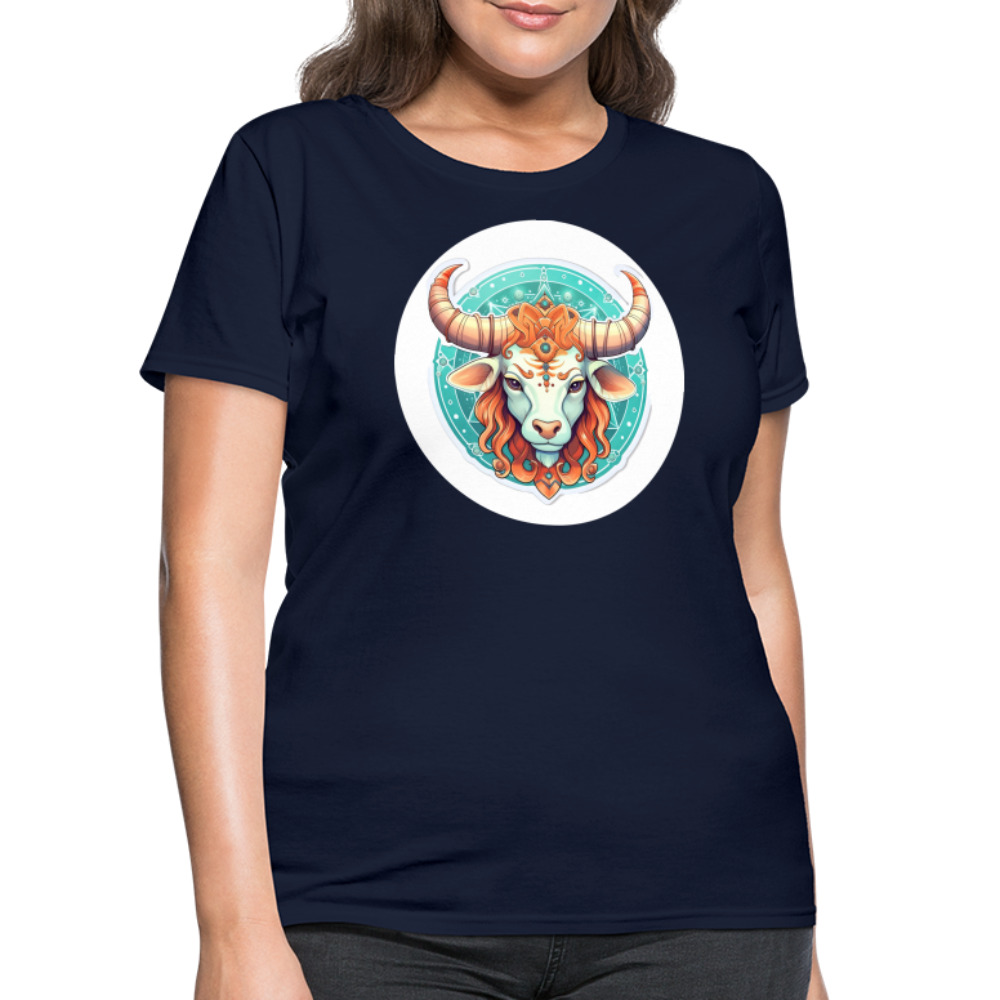 Women's Symbol Taurus T-Shirt - navy