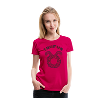 Thumbnail for Women's Power Words Taurus Premium T-Shirt - dark pink