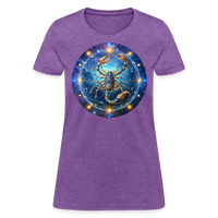 Thumbnail for Women's Symbol Scorpio T-Shirt - purple heather