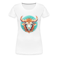 Thumbnail for Women’s Symbol Taurus Premium T-Shirt - white