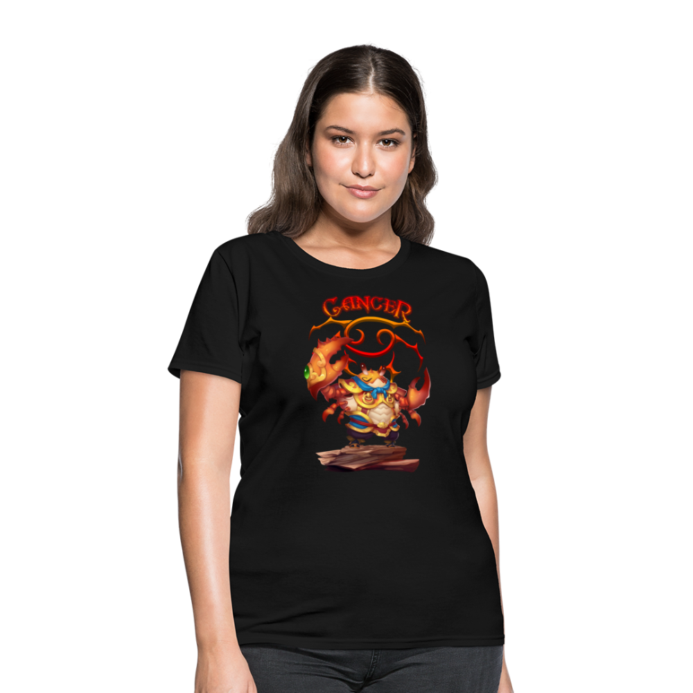 Women's Astral Cancer T-Shirt - black