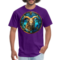 Thumbnail for Men's Mosaic Capricorn Classic T-Shirt - purple