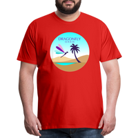 Thumbnail for Men's Dragonfly Oasis v.2 Premium T-Shirt - red