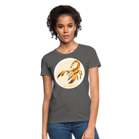 Thumbnail for Women's Mosaic Scorpio T-Shirt - charcoal