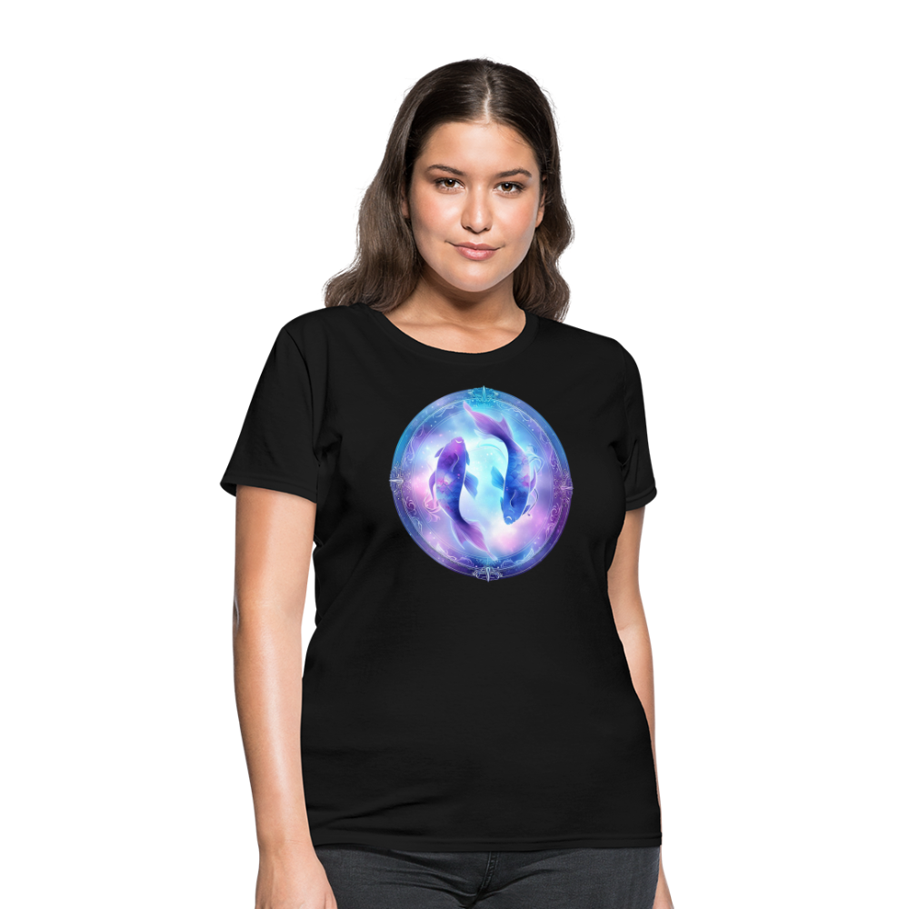 Women's Classic Pisces T-Shirt - black