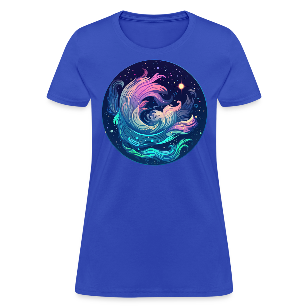 Women's Magic Aquarius T-Shirt - royal blue