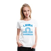 Thumbnail for Women's Power Words Libra Premium T-Shirt - white