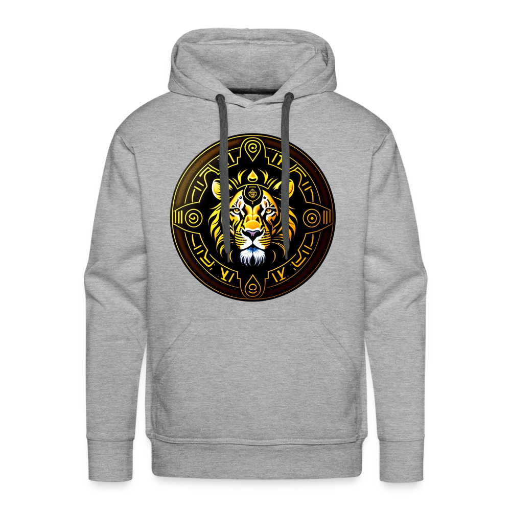 Men’s Mythical Leo Premium Hoodie - heather grey