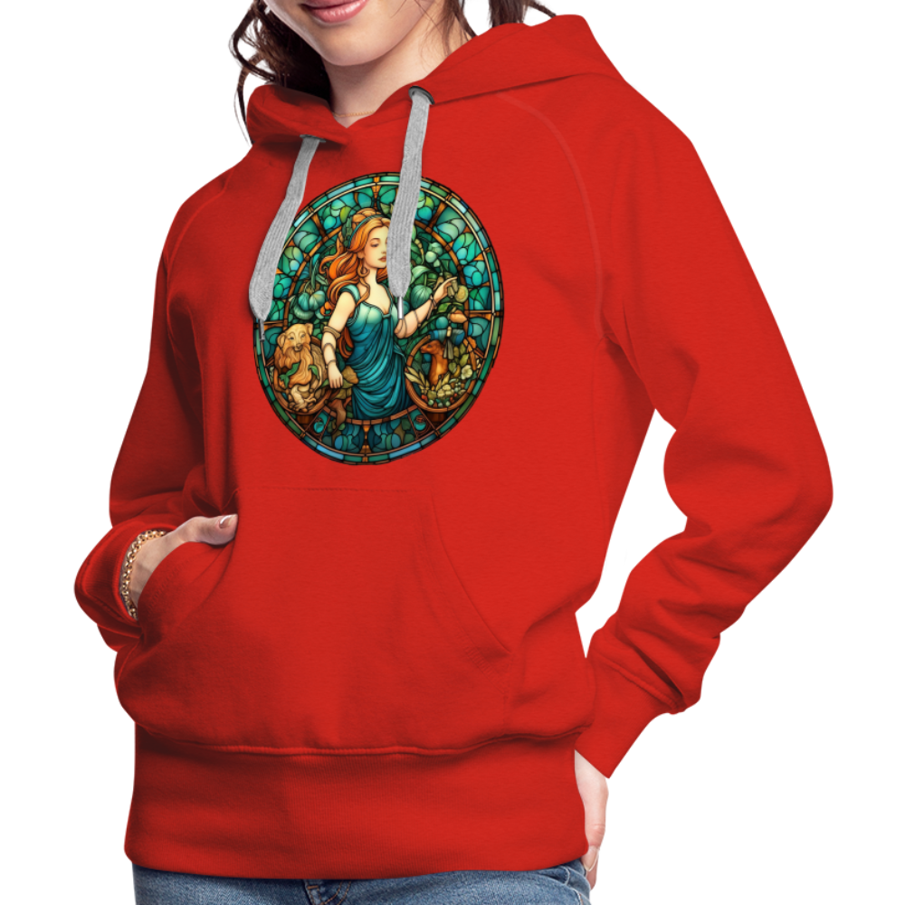 Women’s Mosaic Virgo Premium Hoodie - red