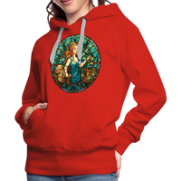 Thumbnail for Women’s Mosaic Virgo Premium Hoodie - red