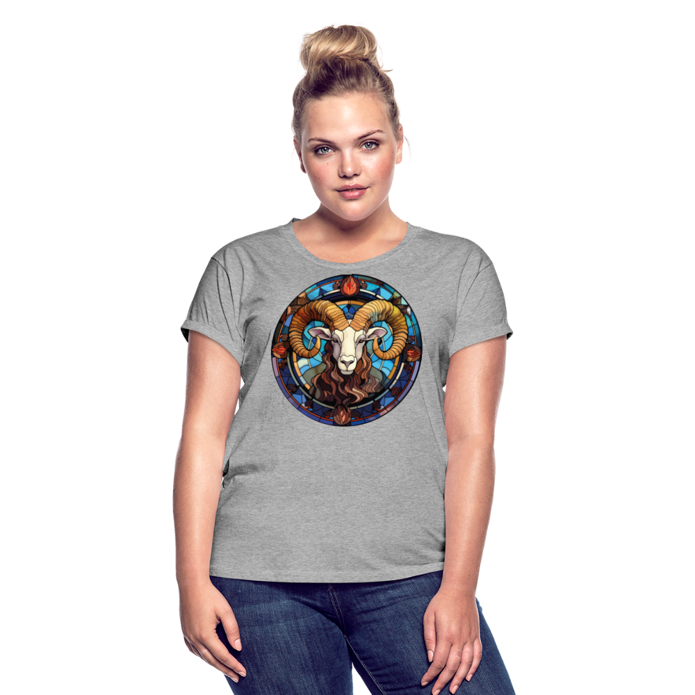 Women's Mosaic Aries Relaxed Fit T-Shirt - heather gray