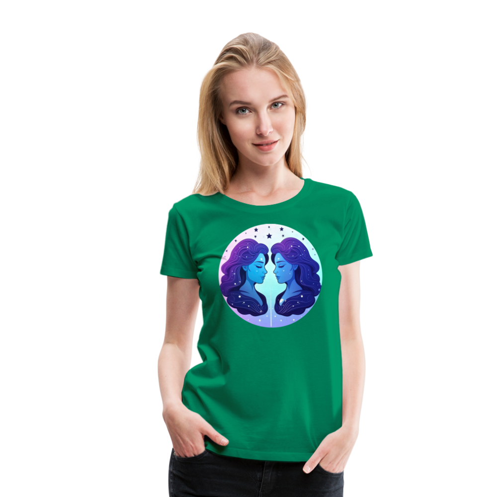 Women’s Magic Gemini Premium T-Shirt - kelly green