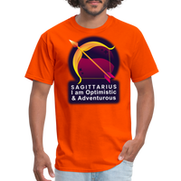 Thumbnail for Men's Glow Sagittarius Classic T-Shirt - orange