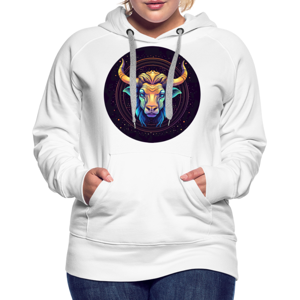 Women’s Magic Taurus Premium Hoodie - white