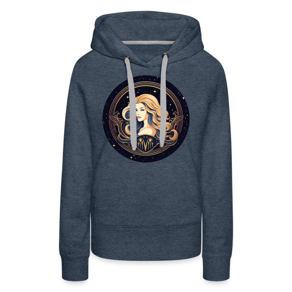 Women’s Mystic Virgo Premium Hoodie - heather denim