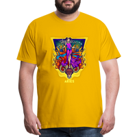 Thumbnail for Men's Psychedelic Premium T-Shirt - sun yellow