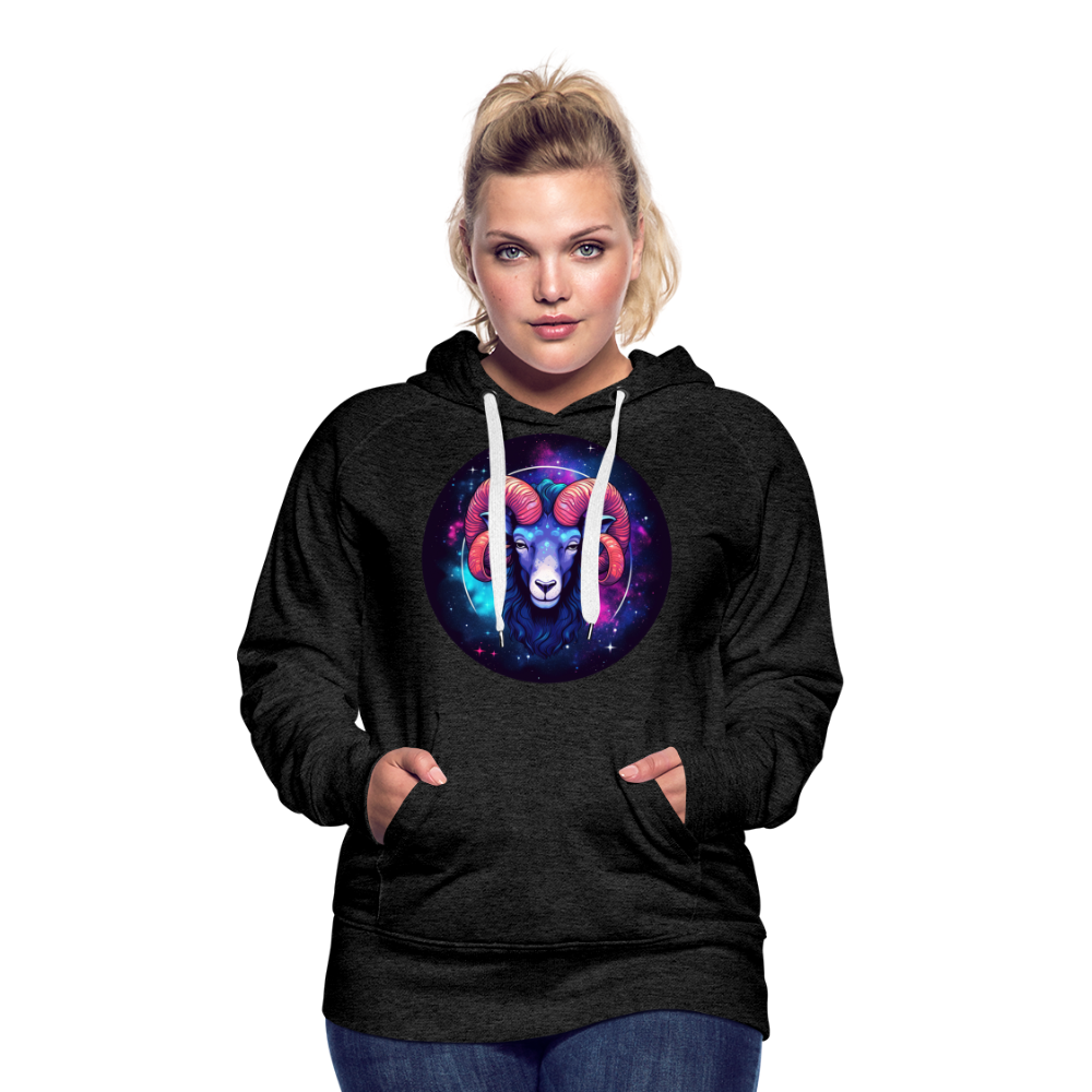 Women’s Magic Aries Premium Hoodie - charcoal grey