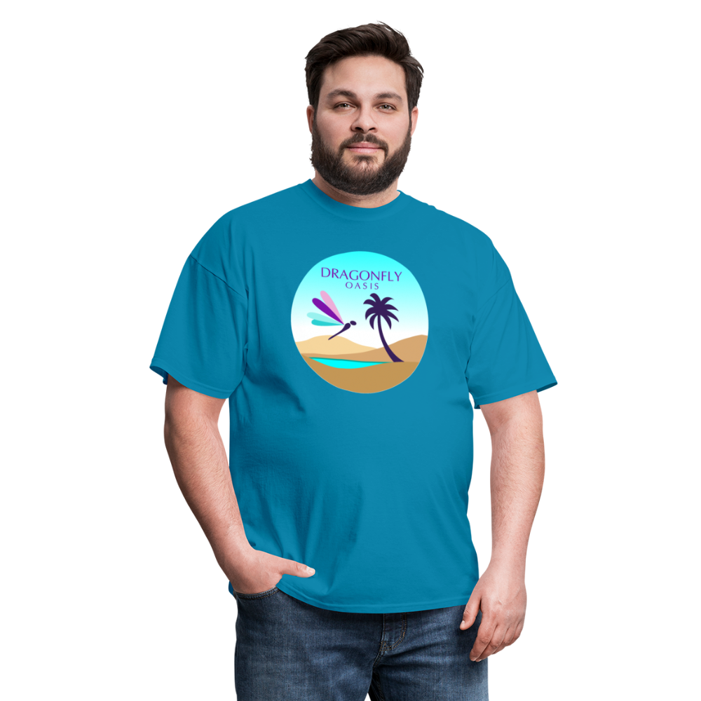 Men's Dragonfly 2nd Logo Classic T-Shirt - turquoise