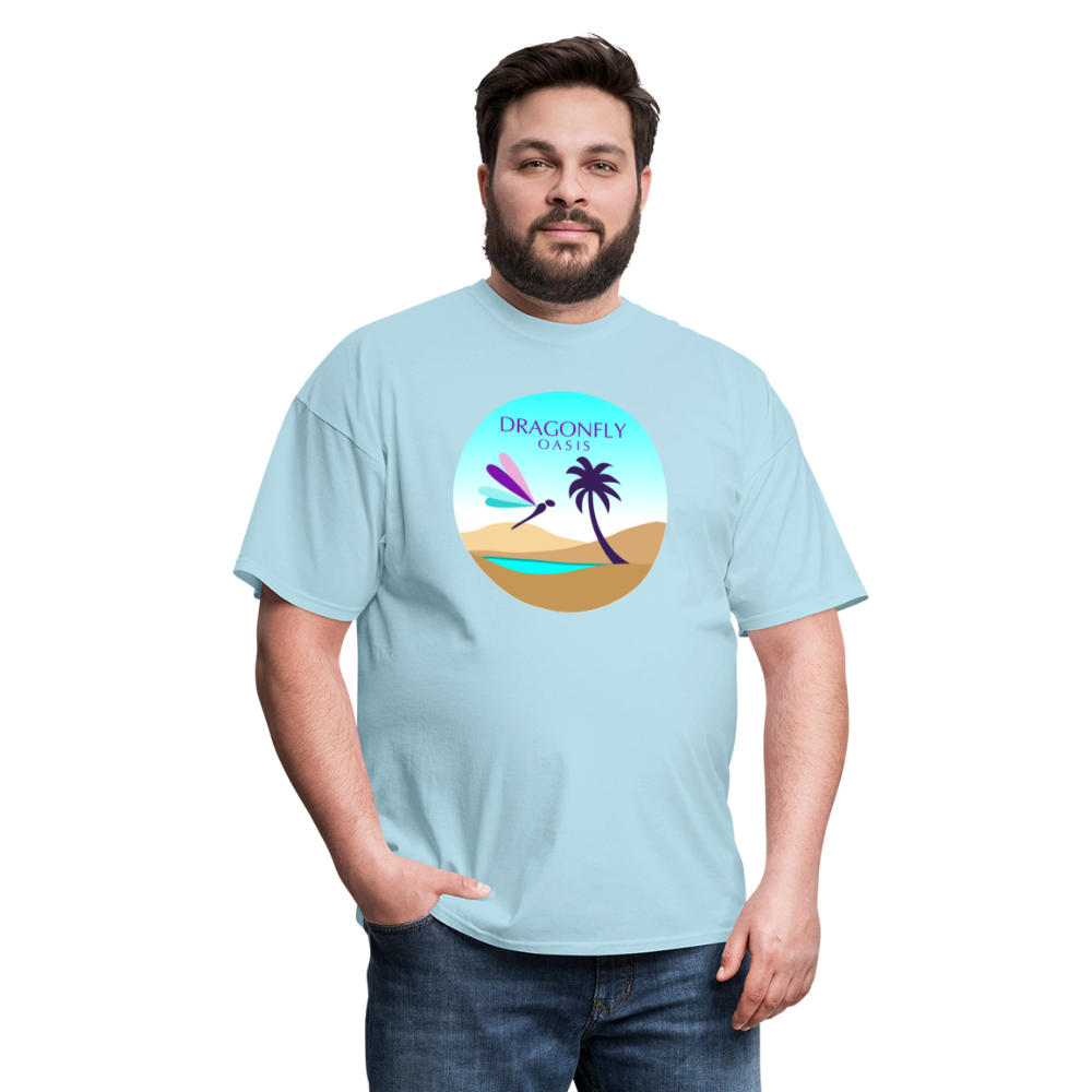 Men's Dragonfly 2nd Logo Classic T-Shirt - powder blue