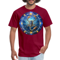 Thumbnail for Men's Symbol Scorpio Classic T-Shirt - burgundy