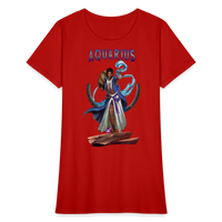 Thumbnail for Women's Astral Aquarius T-Shirt - red